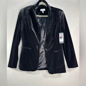 Black Velvet Women's Blazer Jacket - Sofia Vergara